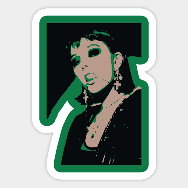 dope black girl design Sticker by vellouz55